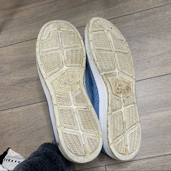 NIKE men’s blue suede Tennis Classic Ultra QS sneakers 12.5 ocean fog blue - Picture 9 of 13